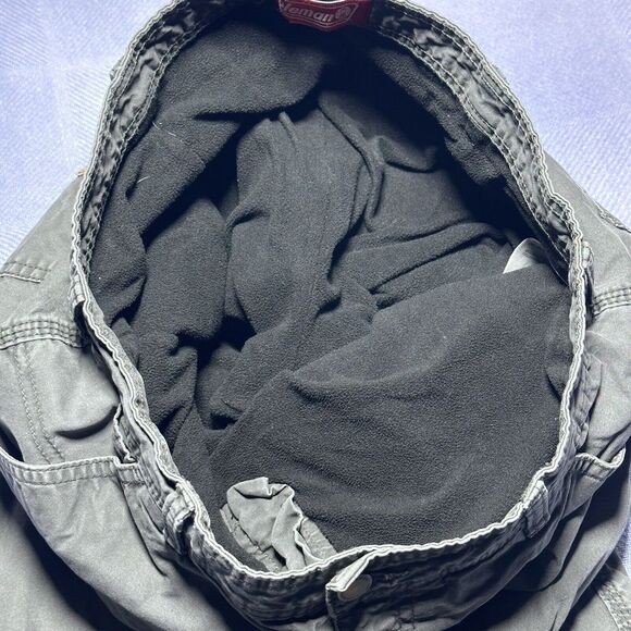 Coleman Fleece Lined Gray Winter‎ Workwear Utility Pants Size 34x30 (34x27.5) - Picture 10 of 16